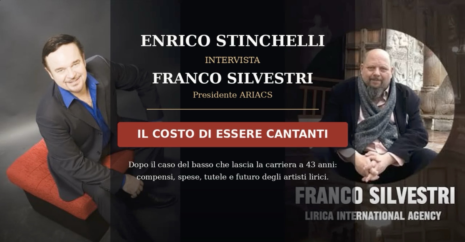 Il costo di essere cantanti: Enrico Stinchelli intervista Franco Silvestri